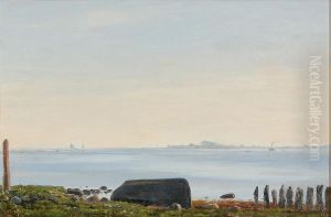 Landscape at an inlet. by Christian Eckardt
