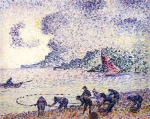 Fisherman by Henri-Edmond Cross