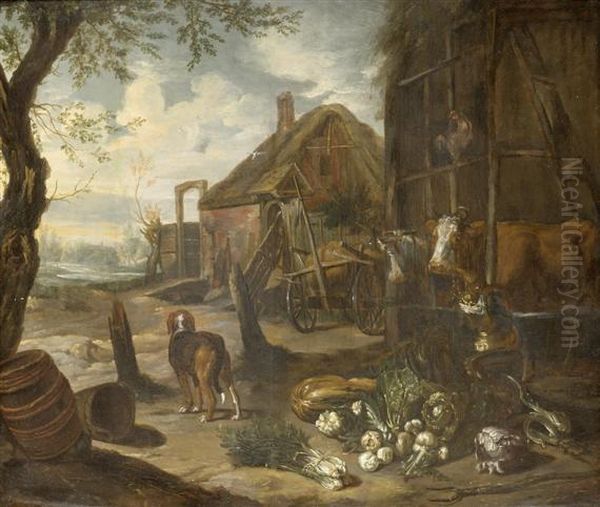 Landscape With A Farm - view 1