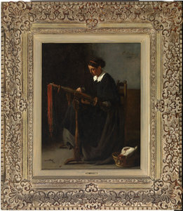 De borduurster (La Brodeuse). De borduurster (La Brodeuse).