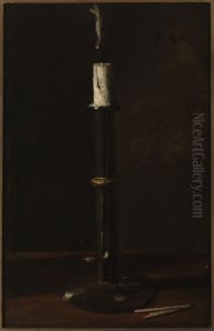 De kandelaar (Nature morte avec bougie).