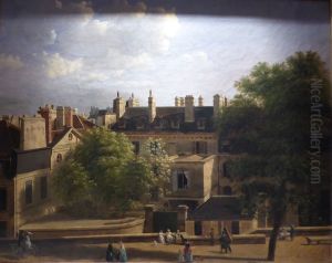 Paris, boulevard des Capucines en 1809 by Mathieu Cochereau
