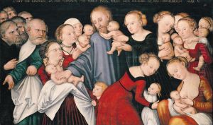 Christ Blessing the Children by Lucas Cranach the Elder