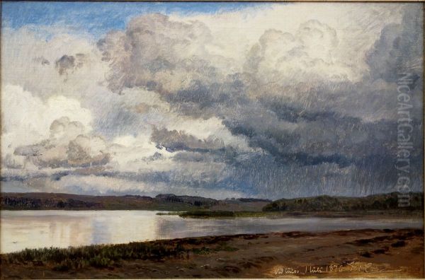 Vue du lac de Julso, Danemark - view 1
