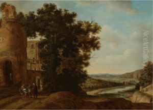 Landscape With The Good Samaritan by Rafael Govertsz. Camphuysen