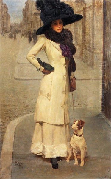 Signora con cagnolino, 1911 - view 1