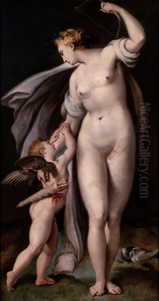 Venus Disarming Cupid - view 1