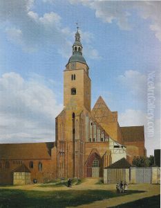Der Dom zu Brandenburg nach Westen