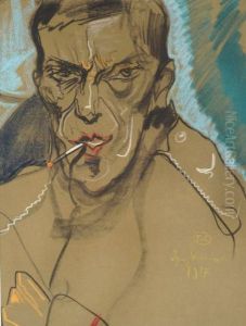 Portret Rembowskiego by Stanislaw Ignacy Witkiewicz (Witkacy)