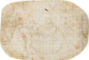 Adorazione Dei Pastori by Antonio Campi