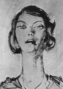 Portret kobiecy by Stanislaw Ignacy Witkiewicz (Witkacy)