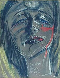 Portret Janiny Turowskiej-Leszczynskiej by Stanislaw Ignacy Witkiewicz (Witkacy)