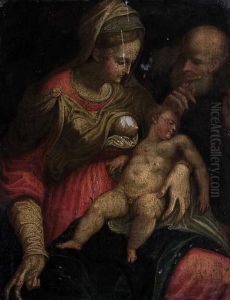 Sacra Famiglia by Bernardino Campi