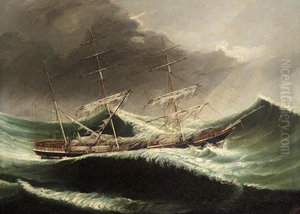 Ganges in a storm
