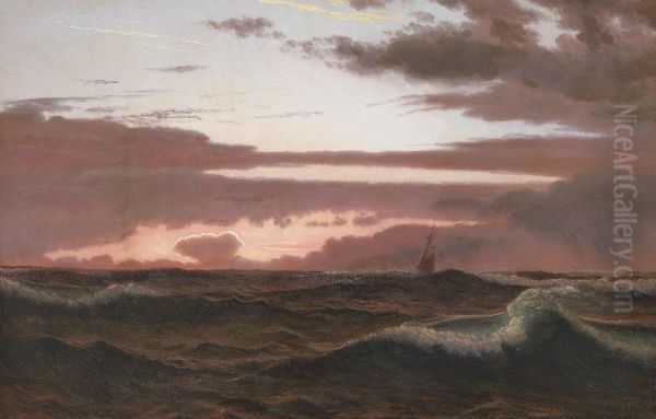 Sunset over the sea. - view 1