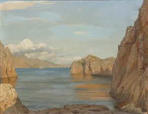 View from Capri. by Vilhelm Kyhn