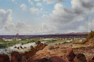 A brisk wind. Scene from South Funen.