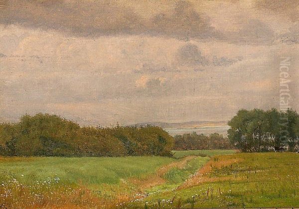 Landscape from Bisholt at Horsens. - view 1