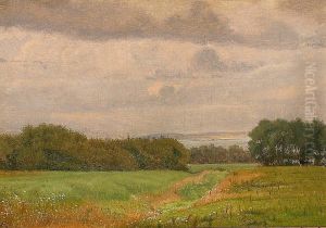 Landscape from Bisholt at Horsens. Landscape from Bisholt at Horsens.
