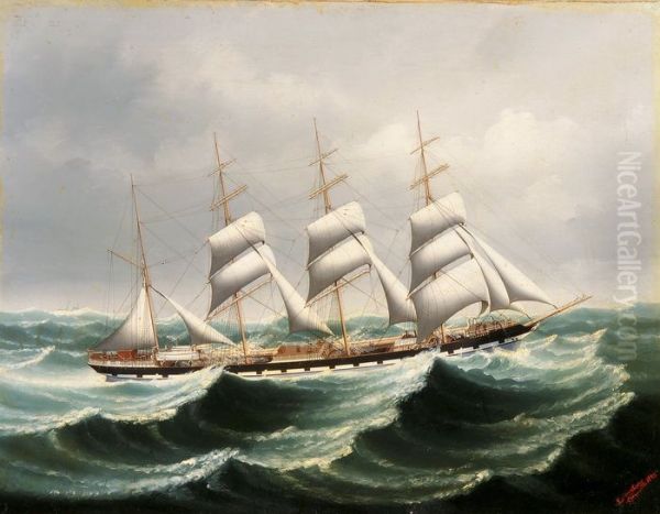 The four-masted steel barque ,,Balmoral" - view 1