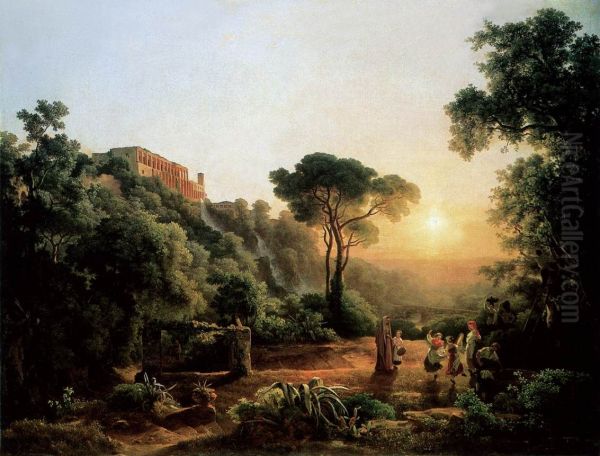 Landscape near Tivoli with Vintager Scens - view 1