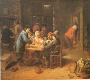 The card players by Joos van Craesbeeck
