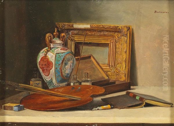 Still Life with Frame and Artist's Palette - view 1