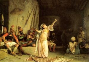 La danse de l'almee. by Jean-Leon Gerome