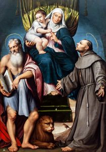 Pala della Beata Concezione by Jacopo Bassano