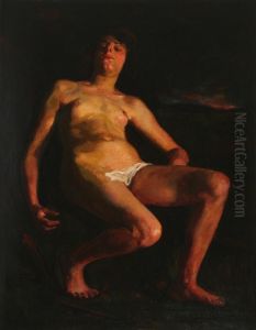 Nude by Jeno Gyarfas
