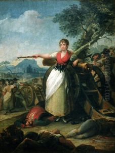 Agustina de Aragon by Juan Galvez