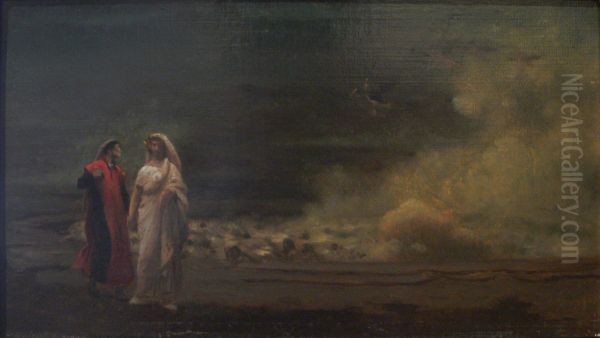 Dante und Virgile in Hell - view 1