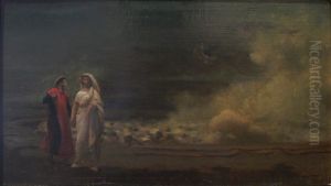 Dante und Virgile in Hell