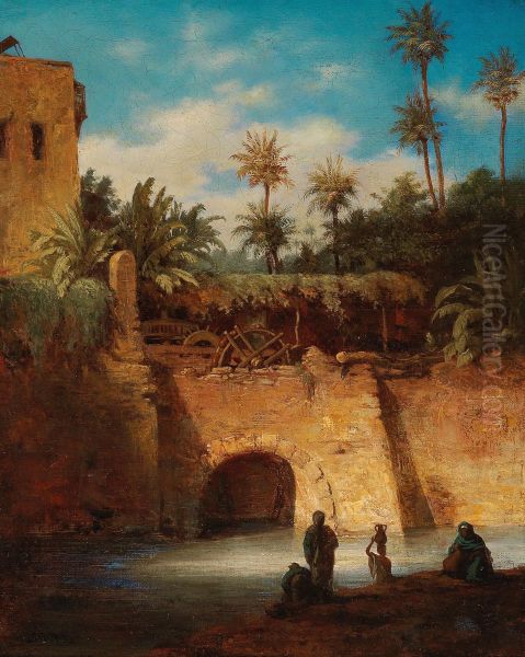 Water Carriers by the Mill - view 1