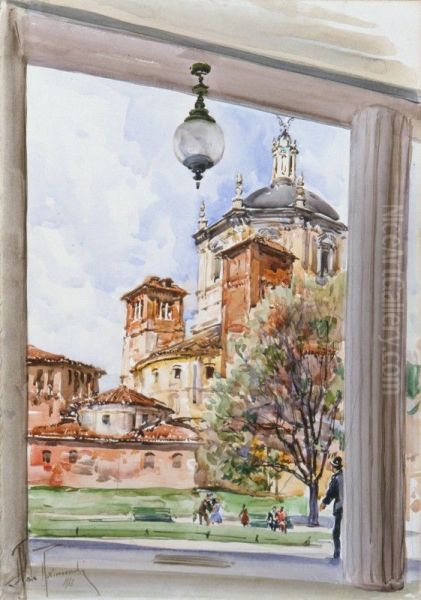 L'Esattoria Civica di Milano - Particolare del portico - view 1