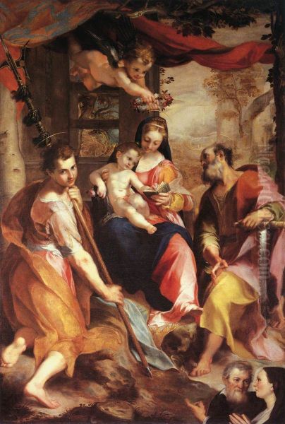 Virgin and Child with Sts Simon and Jude - view 1