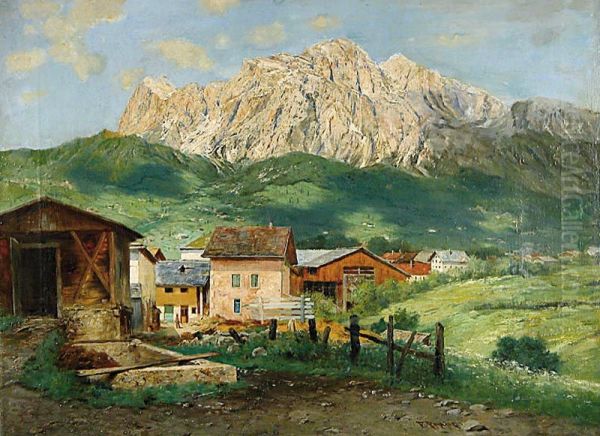 Ansicht des Schlerns bei Bozen - view 1