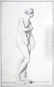 Study Of The Venus De Medici by Giovanni Domenico Campiglia