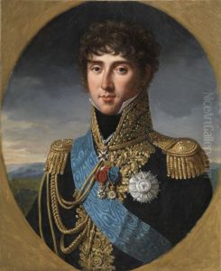 Portrait of Philippe Antoine d'Ornano (1784-1863) by Robert Lefevre