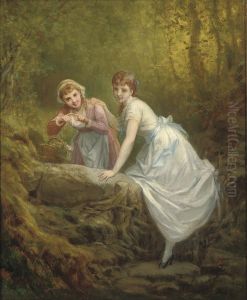 The flower pickers by Henri-Pierre Picou
