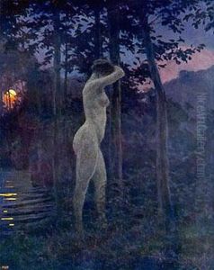 Ilustracja Henryka Weyssenhoffa do powiesci Jozefa "Sobol i panna" by Henryk Weyssenhoff
