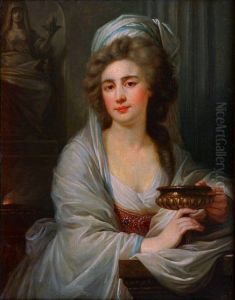 Portrait of Sophie de Witt, later Potocka, as Vestal