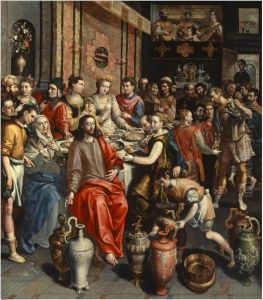 The Marriage at Cana by Maerten De Vos