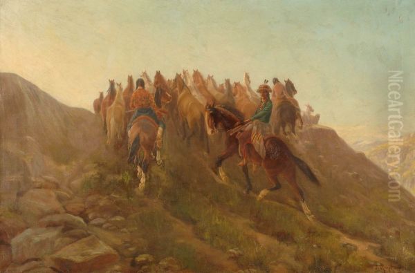 Landscape with Horse Herd - view 1