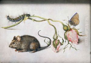 Topolino con rose by Jan Brughel