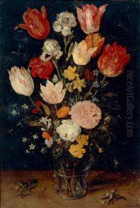 A Vase of Flowers by Jan Brughel