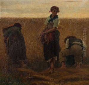 The hay harvest by Carlo Ademollo
