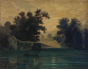 Twilight Landscape by Louis Eilshemius