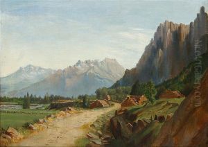 A mountain road in the Pyrenees.