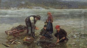 Isfiske (1916) by Jahn Ekenaes